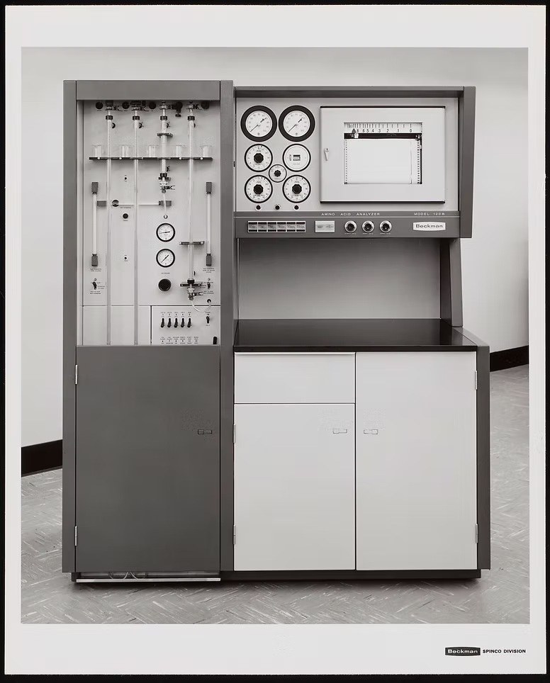 Spinco 120B 型氨基酸分析仪，1960年代